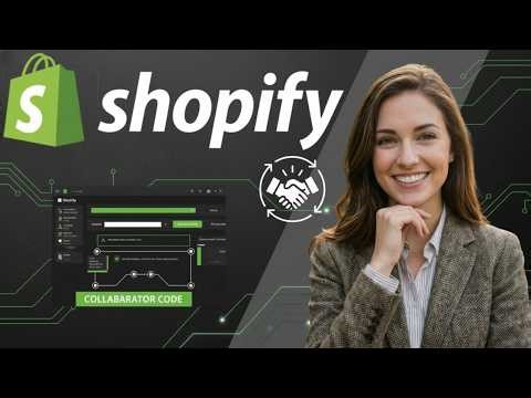 Cómo compartir el código de solicitud de colaborador en Shopify | Rápido y Fácil 2026