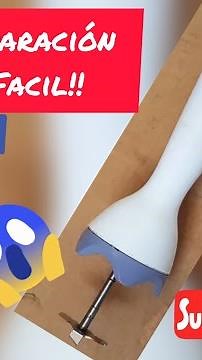 reparar pie de minipimer philips mixer/ COMPLETO