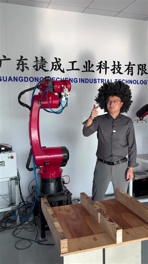 Program-free spraying robot.#industrial #welding #robot #spraying #stamping