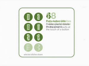 SINGER® FASHION MATE™ 7256 Sewing Machine Stitches