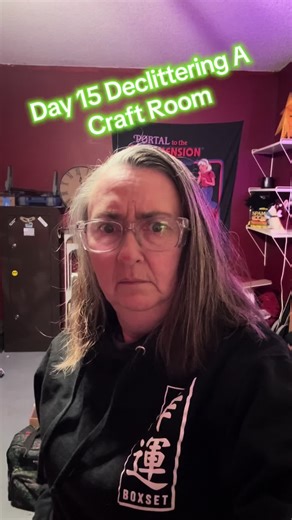 Day 15 Decluttering a Craft Room