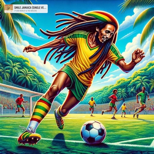 “Said I see, you’re having fun, dancing to the reggae rhythm—oh island in the sun, oh smile! (In Jamaica).” #SmileJamaica #bobmarley 🎨 by Drison Tyler #bobmarleyart | Bob Marley