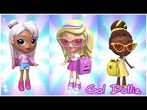 Go! Dolliz Full Series 6: School Fun Alex Ray Mia Sophia Dee