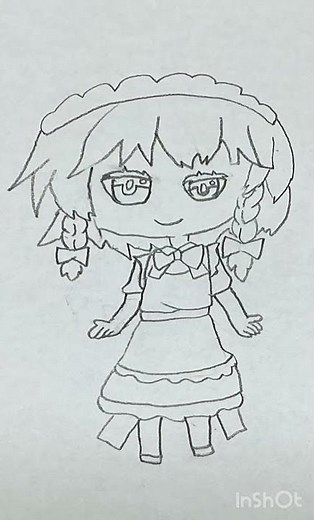 咲夜描いてみた