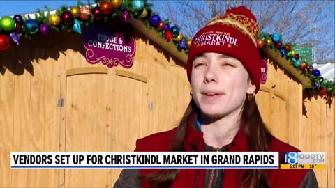 Vendors prep for Grand Rapids Christkindl Markt
