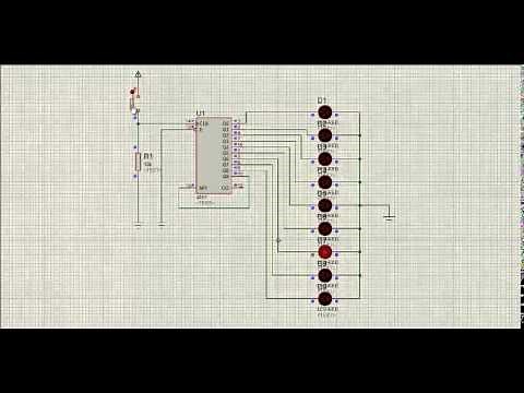 Operation of a 4017 Decade Counter