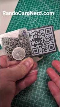 NFC & QR 3D Printed Cards #3dprinting #tech #qrcode