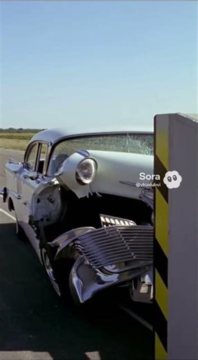 Краш тест / Crash test Oldsmobile Super 88 1957
