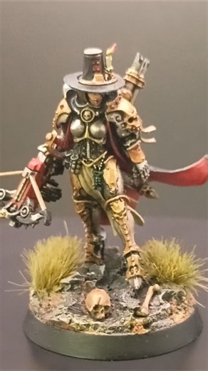 Katarinya Greyfax | Inquisition | Warhammer 4000 #miniaturepainting #warhammer40k #miniature