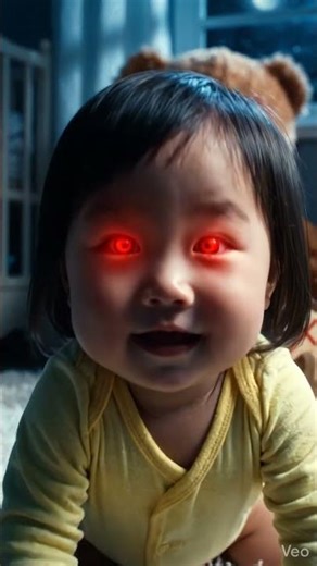 Evil Baby Laugh 👶😈 #EvilBaby #FunnyHorror #CreepyCute
