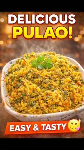 Easy & Delicious Methi Pulao Recipe #shorts #viral #food