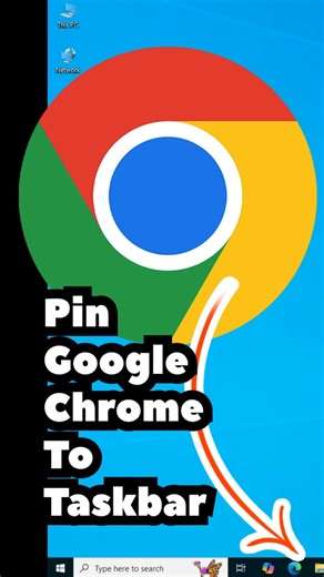 Taskbar Me Google Chrome Kaise Add Kare | How to Pin Google Chrome To Taskbar in Windows 10 - Hindi