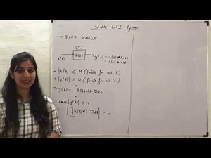 Characterisation of Stability for LTI system or Linear-shift invariant system