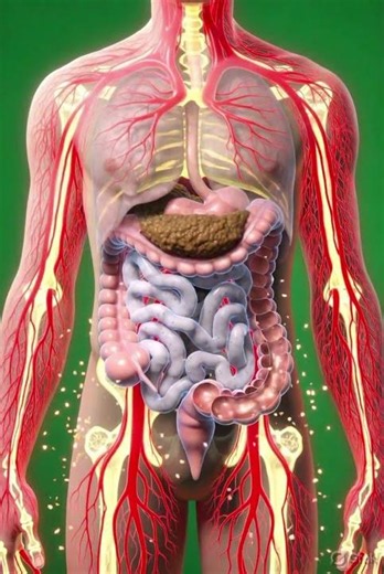 💨 How Gas Forms Inside Your Body | Realistic 3D Anatomy Animation #shortsfeed