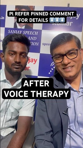 Puberphonia, A Voice Disorder of Puberty Before-After Voice Therapy #shorts by #SLPSanjayKumar