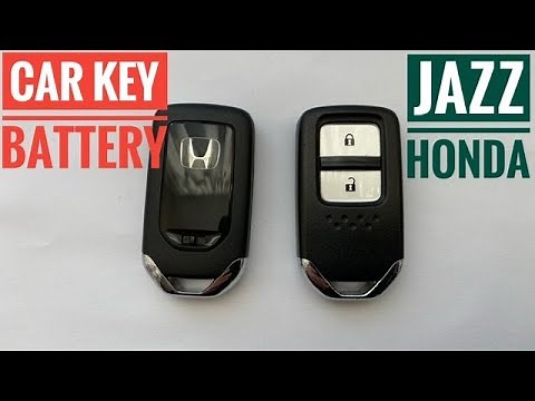 Honda Jazz Key Fob Battery Replacement How To Change Replace Smart Remote Keyless Civic Cr-v Hr-v