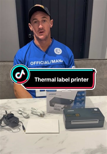 Thermal label printer, wireless and no ink or toner needed! #tiktokmademebuylt #blackfriday #vinted #amazon #labelprinter