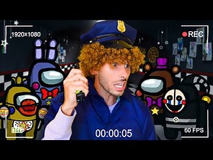 If Five Nights at Freddy's was in Among Us (Living With Siblings)