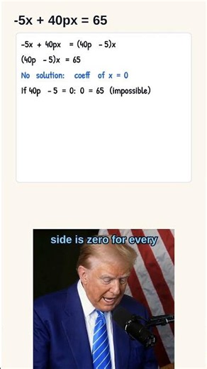 This SAT "no solution" trap catches almost everyone — find p