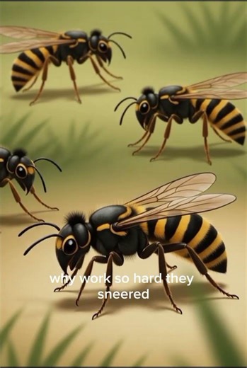 Bee and wasps story