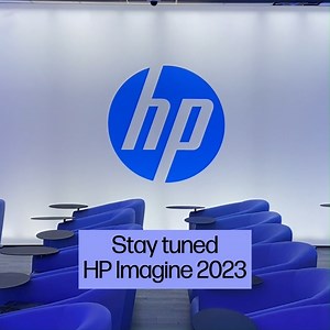 Follow along as we give you a behind-the-scenes look at #HPImagine 2023. We’ll be sharing new products and services innovations all day tomorrow that will revolutionize how we live, work, and dream. Stay tuned! | HP