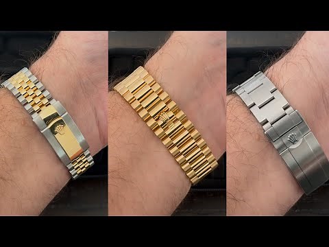 Rolex Battle of the Bracelets | We compare the Oyster, Jubilee, and President