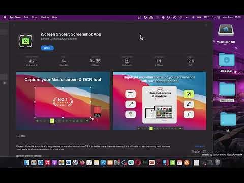 iScreen Shoter Screenshot App Mac App Store Basic Overview