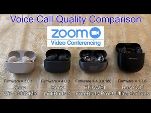 Sony WF-1000XM5 vs LinkBuds S vs HUAWEI FreeBuds Pro 3 vs Bose QC Ultra | Call Quality Comparison