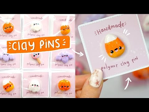 ★ How I Make My Clay Pins ★ Polymer Clay