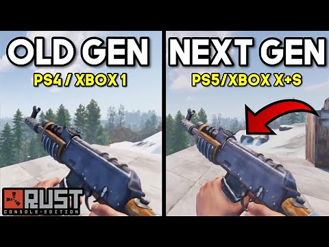 Rust Console Edition - Old Gen VS Next Gen BEST Comparison (PlayStation / Xbox)