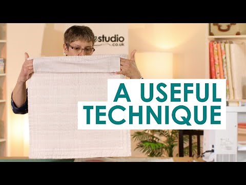 How to add a hanging sleeve to your quilt - a quick and easy step by step guide for wall hangings