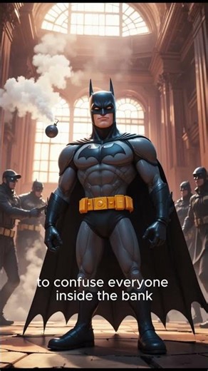 Batman saving a bank in 30 seconds.🦇💣 #shorts #history