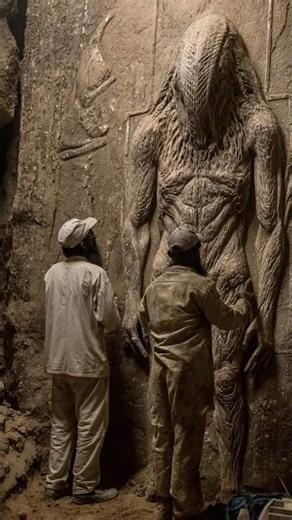 African Desert Tomb Found With Creature Carvings Unknown to Science