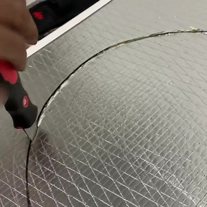 Double-edge blades ✔️ Ergonomic-cushion grip ✔️ Made for blind cuts in "flex" duct ✔️ Just some qualities that you're sure to find in our DK6S Duct Knife 😎 Use our link http://bit.ly/DuctKnife to learn more or get your own! 📷credit: @properties.solutions | Malco Tools, Inc.