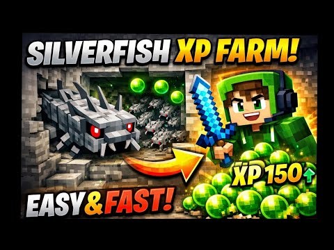 How to Make a Silverfish XP Farm in Minecraft (Easy & Fast)