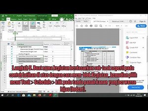 Langkah-langkah membuat WBS dan Gantt Chart menggunakan MS Project 2016