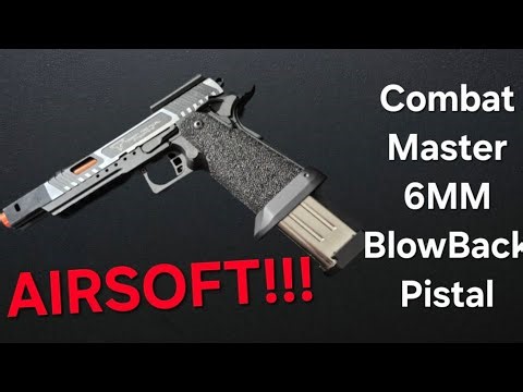 Review of Combat Master airsoft pistol and how to use.