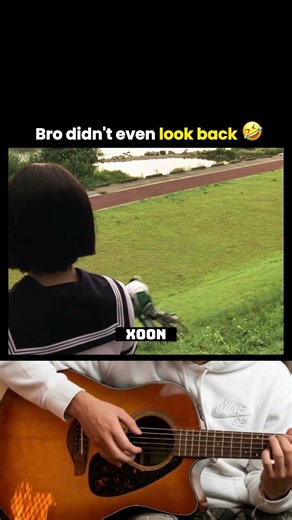 Bro did not even look back😂😂 #funny #guitar #couple