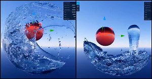 Real-Time Liquid Simulation Made With the Upcoming LiquiGen
