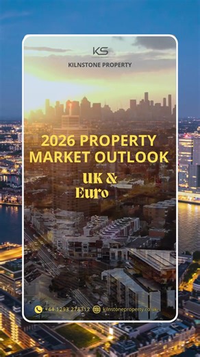 2026 Property Market Outlook UK & Europe The property market is starting to feel more stable. Interest rates are easy, buy a confidence of improvement, and attention to shifting back to long-term fundamentals. 🌍 This year isn’t a year of rapid grow it is about studying markets, sensible pricing, focusing on locations with real demand unlimited supply. At Kilnstone Property, we focus on long term value not short term noise. 👉 Reviewing your UK and European strategy for 2026? Let’s Talk. #proper