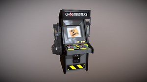 Ghostbusters Arcade Machine Low-Poly - Download Free 3D model by Daniele Cocchi (@Cocchi)