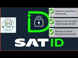 SAT ID Genera tu Usuario y Contraseña
