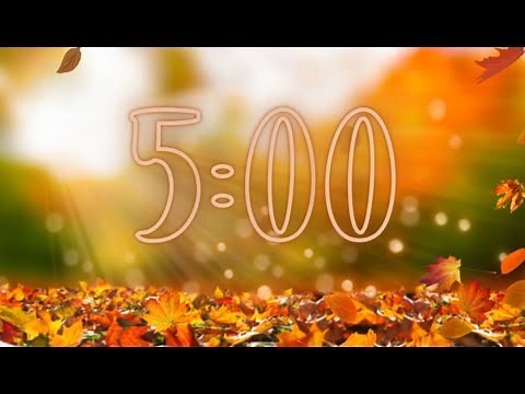 5 Minute Fall Countdown Timer