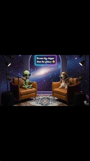 Dog vs Alien: “Why did you visit Earth?” One question only. 🐶🎤 Alien: “Free Wi-Fi. Stayed for the snacks.” What should the dog ask next? #WildTalks #DogInterview #ShortsComedy #Alien #OneQuestion