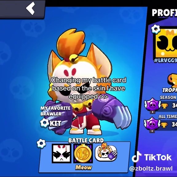 Changing Battle Cards in Brawl Stars Gameplay