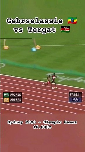 Gebrselassie vs Tergat, Sydney 2000 #olympics #running #athletics