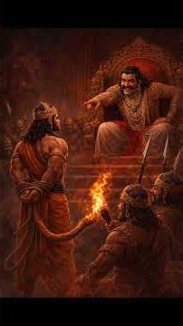 रामायण कथा - हनुमान जी ने लगायी रावण की स्वर्ण लंका में आग- लंका दहन