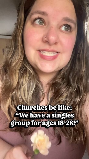 The 8:24 Singles Collective on Instagram: "Raise your hand if you’ve felt personally victimized by your church’s singles group and its age restrictions. 🙋🏻‍♀️ Don’t get me wrong! I love that churches have these groups but let’s stop calling them “singles” groups if you’re not going to allow single adults of ALL ages to join. 😉 #christianreels #faithreels #single #church #christiansingles #realtalk #hottake #timeforchange #churchculture"