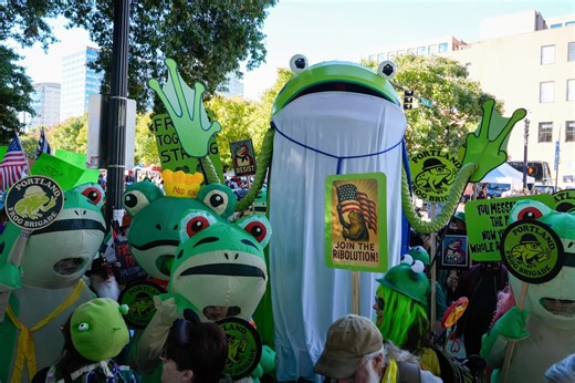 Operation Inflation: How Portland’s ‘Antifa frog’ became a No Kings protest mascot