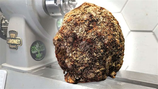 How does this elm burl turn into art? - Natural edge bowl reveal